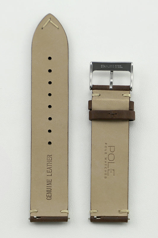 INDUS Correa de Cuero con Pespunte 20mms